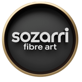 Circular Logo for Sozarri Fibre Art